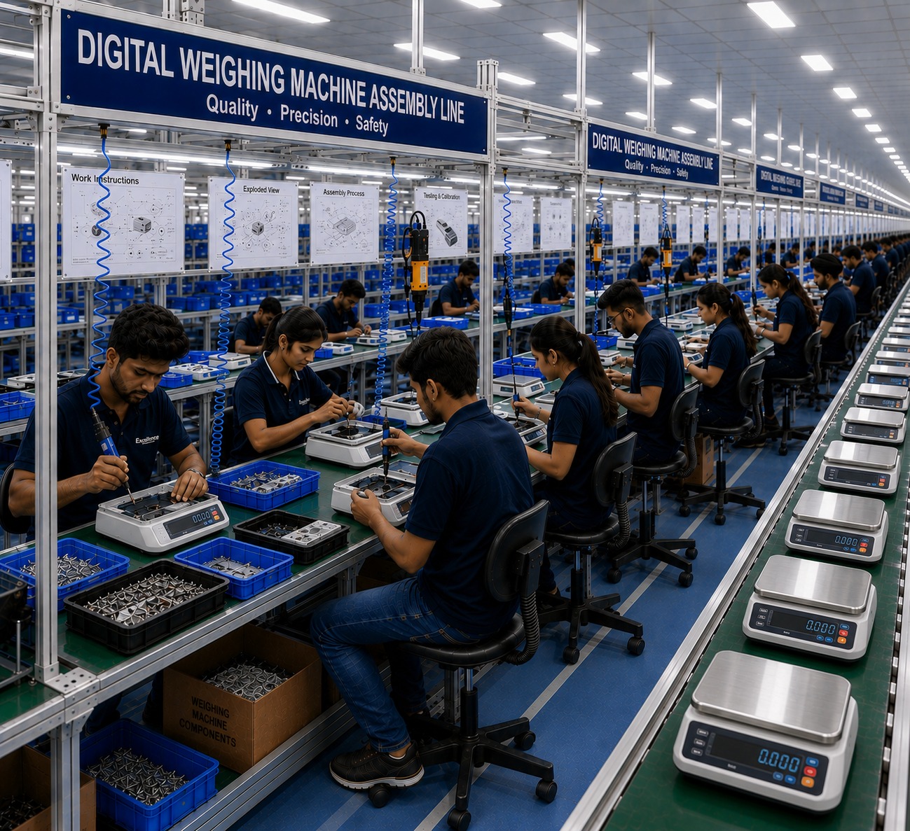 Digital Weighing Machine Assembling Service